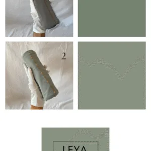 2 hijab jersey premium à strass vert