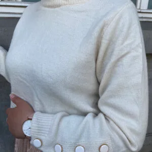 Pull col chemise