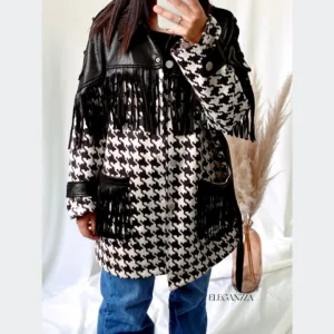 Veste à frange