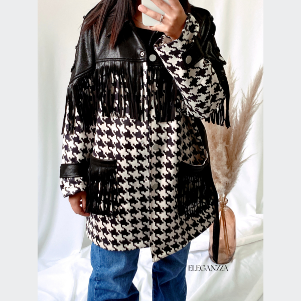Veste à frange