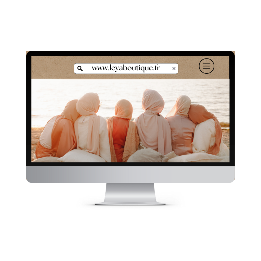 image du site leyaboutique.fr avec lien qui revoie sur le site