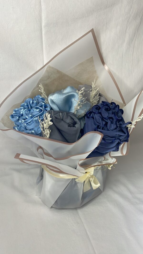 hijab à offrir lille bouquet hijab bleu