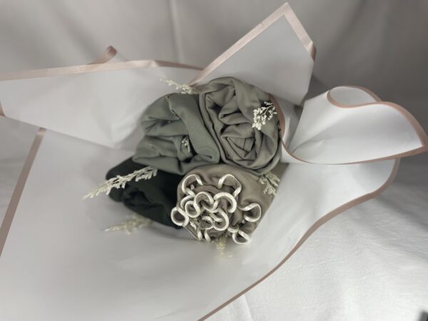 Bouquet hijab - vert - – Image 2