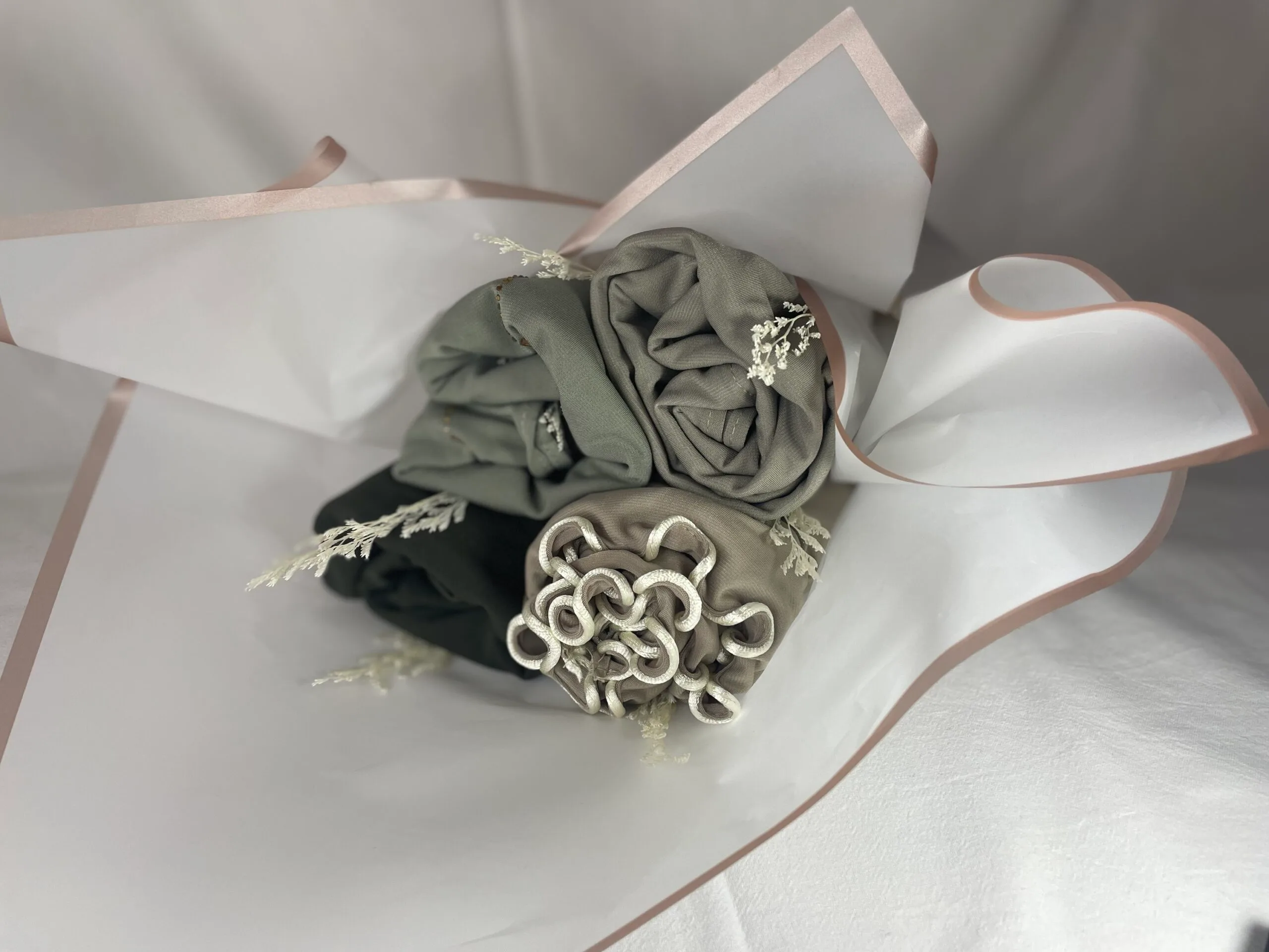 Bouquet hijab - vert - – Image 2