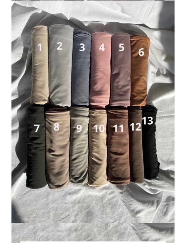 hijab jersey premium simple 13 couleurs disponible