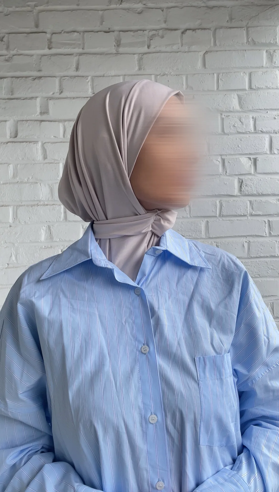 Hijab Cagoule à Clips -champagne-