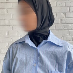 hijab à enfiler cagoule noir