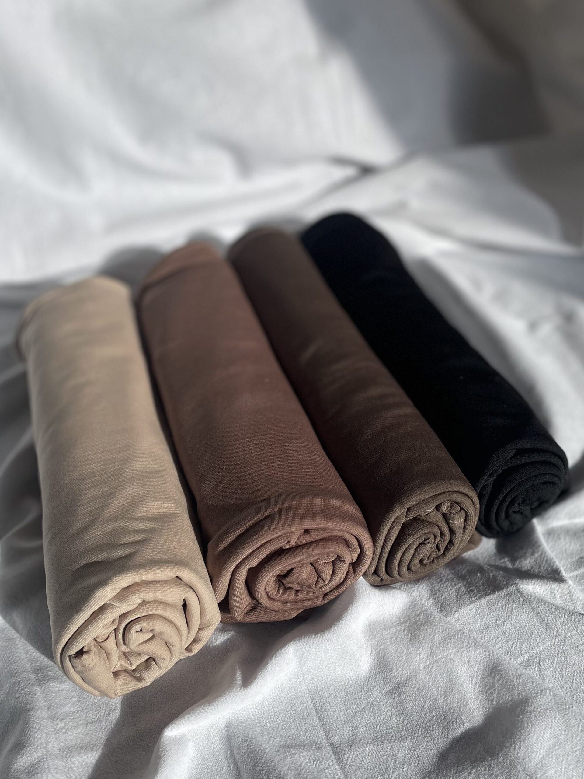 pack de hijab en jersey premium couleur basic beige noir marron trouver hijab jersey conseils