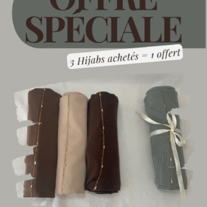 offre 3 Hijabs achetés = 1 offert des hijab qualité pas cher