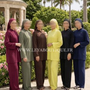 Burkini à col
