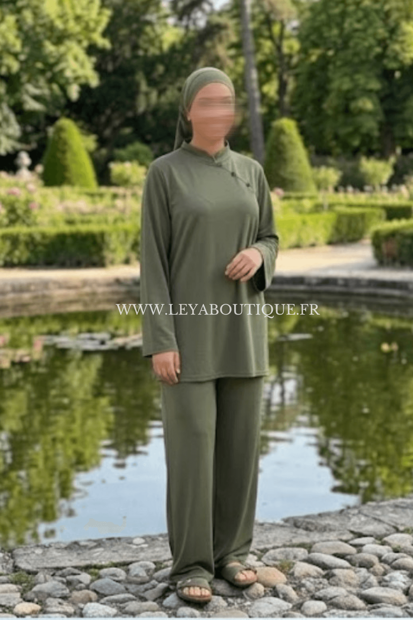 Burkini à col – Image 4