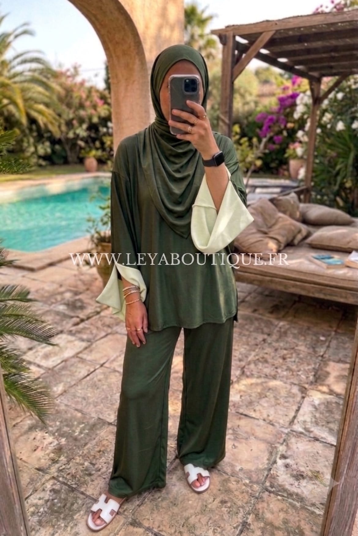 Burkini manche coloré – Image 7