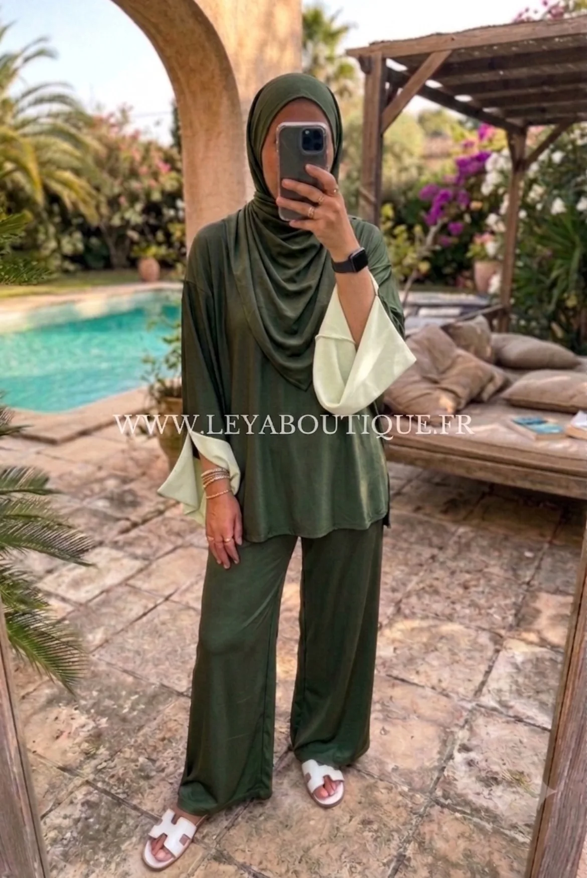 Burkini manche coloré – Image 7